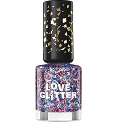 Rimmel London Love Glitter Nail Polish-032 All Glittered Up multifärg