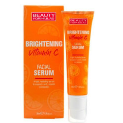 Beauty Formulas VEGAN Brightening Vitamin C Facial Serum 30ml Transparent