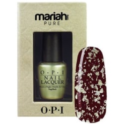 OPI Mariah Carey Deluxe Pure 18K White Gold&Silver Top Coat 15ml Transparent