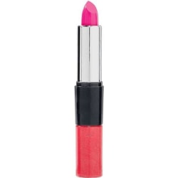 Body Collection Lip Duet-Lipstick&Lip Gloss-Coral Shimmer Röd