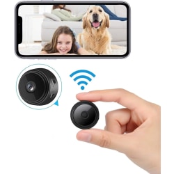 2023 ny version Mini WiFi dolda kameror, spionkamera svart