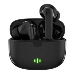 Helt Trådlösa Pro TWS Bluetooth Stereo In-Ear Hörlurar USB-C Svart svart black