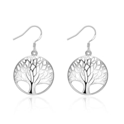 Silver Örhängen - Livets Träd - Symbol för Livet Silver