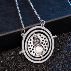 Harry Potter Halsband - Hermione Grangers Time Turner - Silver Silver
