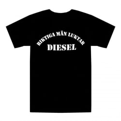 T-shirt Riktiga män luktar diesel XXL