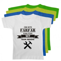 T-shirt Farfar kan fixa det! Vit 70 (70/74)