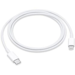 iPhone kabel för Apple 11/12/13 USB-C till Lightning 1M Vit