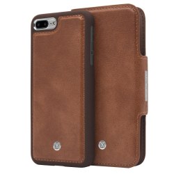 iPhone 7/8 Plus Marvêlle Magnetiskt Skal & Plånbok Ljusbrun