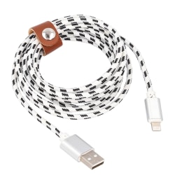 Lightning til USB-opladningskabel, Vævet - 2 m Multicolor