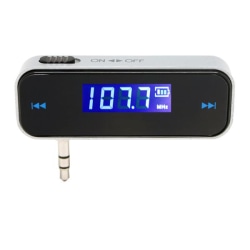 FM-Sändare - LCD Display Svart