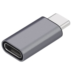USB-C-USB-C-sovitin - 20 Gbps Silver