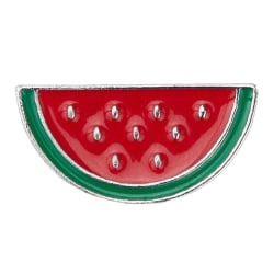 Emaljpin, 2.5 cm - Vattenmelon multifärg