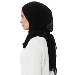 Hijab - Svart Svart