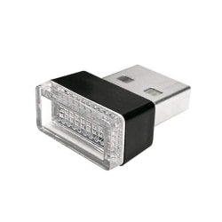 Mini USB-lampa med LED - Vit Svart