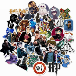 Klistermärken, 50 pack - Harry Potter multifärg