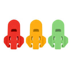 3x Læskedrik dåseåbnere og beskyttere - Assorterede farver Multicolor