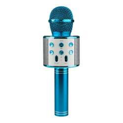 KTV - Trådlös Karaoke Mikrofon - Blå Blå
