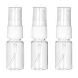 3x Sprayflaskor i Plast - 10 ml Transparent