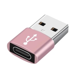 Trådlös USB-C till USB-A-adapter - Rosa Rosa