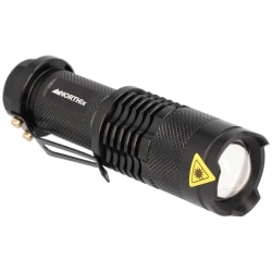 Northix, LED Lommelygte Sort - 300 Lumen Black