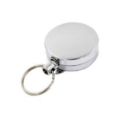 Nyckelhållare med jojo-funktion Silver