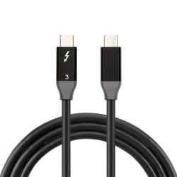 USB-C till USB-C Thunderbolt 3 Kabel - 1.22 m Svart