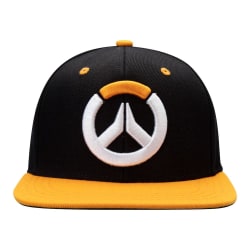 Overwatch, Snapback - Logo, Svart / Orange Svart one size