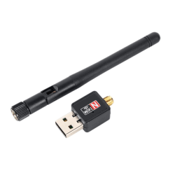 Trådlös USB Adapter - 150M Mini Wi-Fi 802.11n/g/b Svart