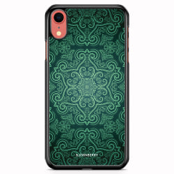 Bjornberry Skal iPhone XR - Grön Retromönster