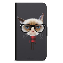 Bjornberry Plånboksfodral iPhone 12 Mini - Hipster Katt