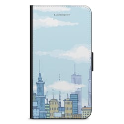 Bjornberry Fodral Samsung Galaxy Note 4 - Tecknad Skyline