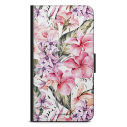 Bjornberry Plånboksfodral iPhone XS MAX - Vattenfärg Blommor