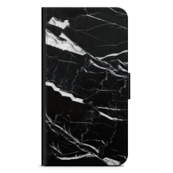 Bjornberry Plånboksfodral iPhone X / XS - Svart Marmor