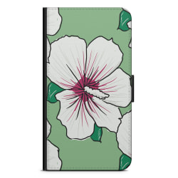 Bjornberry Xiaomi Mi Note 10 Fodral - Gräddvita Blommor