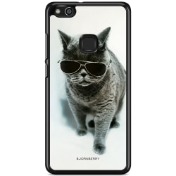 Bjornberry Skal Huawei P10 Lite - Katt Glasögon