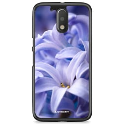 Bjornberry Skal Moto G4/G4 Plus - Blå blomma