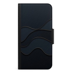 Naive iPhone 13 Pro Plånboksfodral - Golden Waves