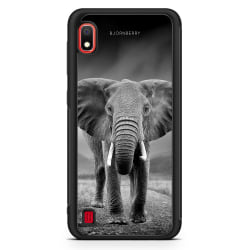 Bjornberry Skal Samsung Galaxy A10 - Svart/Vit Elefant