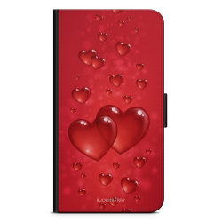 Bjornberry Plånboksfodral iPhone 12 Mini - Hjärtan