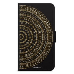 Bjornberry Plånboksfodral Huawei Mate 8 - Mandala Guld/Svart