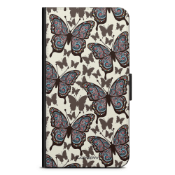 Bjornberry Fodral Samsung Galaxy S4 - Färgglada Fjärilar