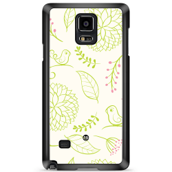 Bjornberry Skal Samsung Galaxy Note 4 - Blomster Grön
