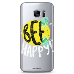 Bjornberry Samsung Galaxy S7 TPU Skal - BEE HAPPY