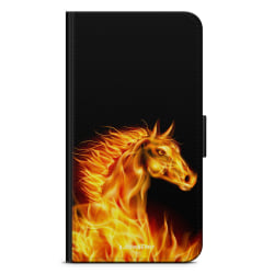 Bjornberry Plånboksfodral Motorola Moto G6 -Flames Horse