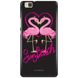 Bjornberry Skal Huawei P8 Lite - Sun Beach Flamingo