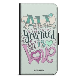 Bjornberry Plånboksfodral OnePlus 6 - All You Need Is Love