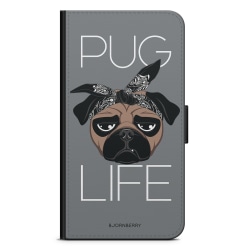 Bjornberry Plånboksfodral Huawei Y6 (2018)- Pug Life