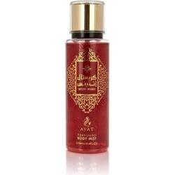 AYAT PARFYMER - Crystal Intense Scented Mist 250ml - Body Mist of Oriental Scents - Made in Dubai