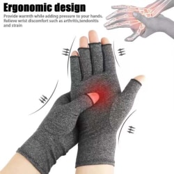 Compression gloves Arthritis Wrist brace Grey M