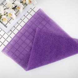 African Net Sponge Exfoliating Body Net Scrubbing Wash Net Show Purple 65X20 cm